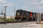 IC 1020 crosses Weyer Road on the point of another SB intermodal